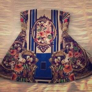 Clover Canton scuba material tube top